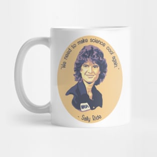 Sally Ride Portrait and Quote Mug